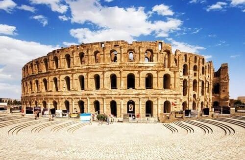 Amphitheatre of El Jem, El Jem. Tunesia- امفی ئئاتر الجم، الجم، تونس