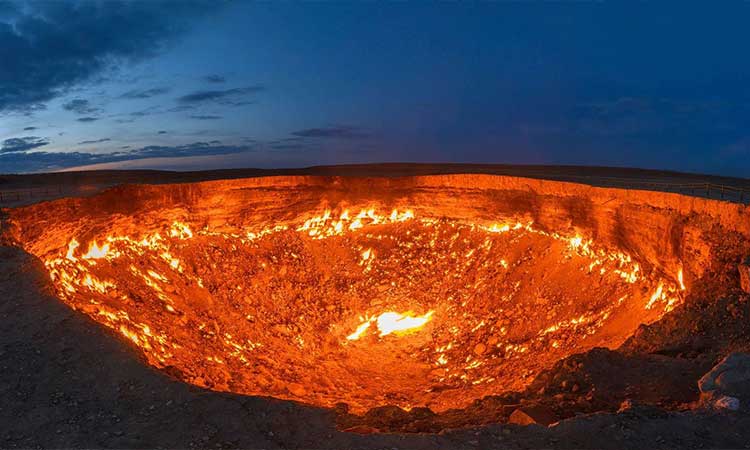 دروازه جهنم در ترکمنستان
