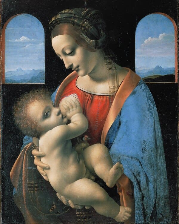 نقاشی مادونا لیتا، اثر داوینچی، موزهه هرمیتاژ روسیه. Leonardo_da_Vinci_attributed_-_Madonna_Litta