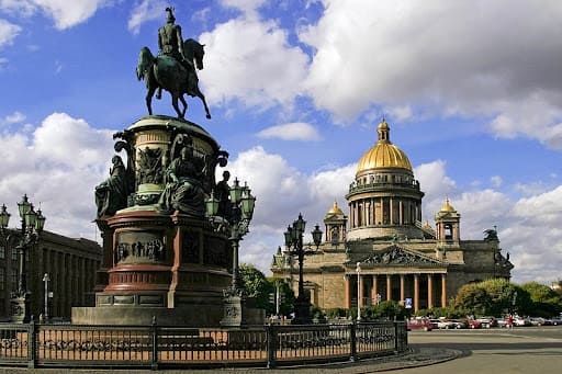 St. Isaac’s Cathedral کلیسای جامعه سنت ایزاک، کلیسای اسحاق مقدس، کلیساهای معروف روسیه